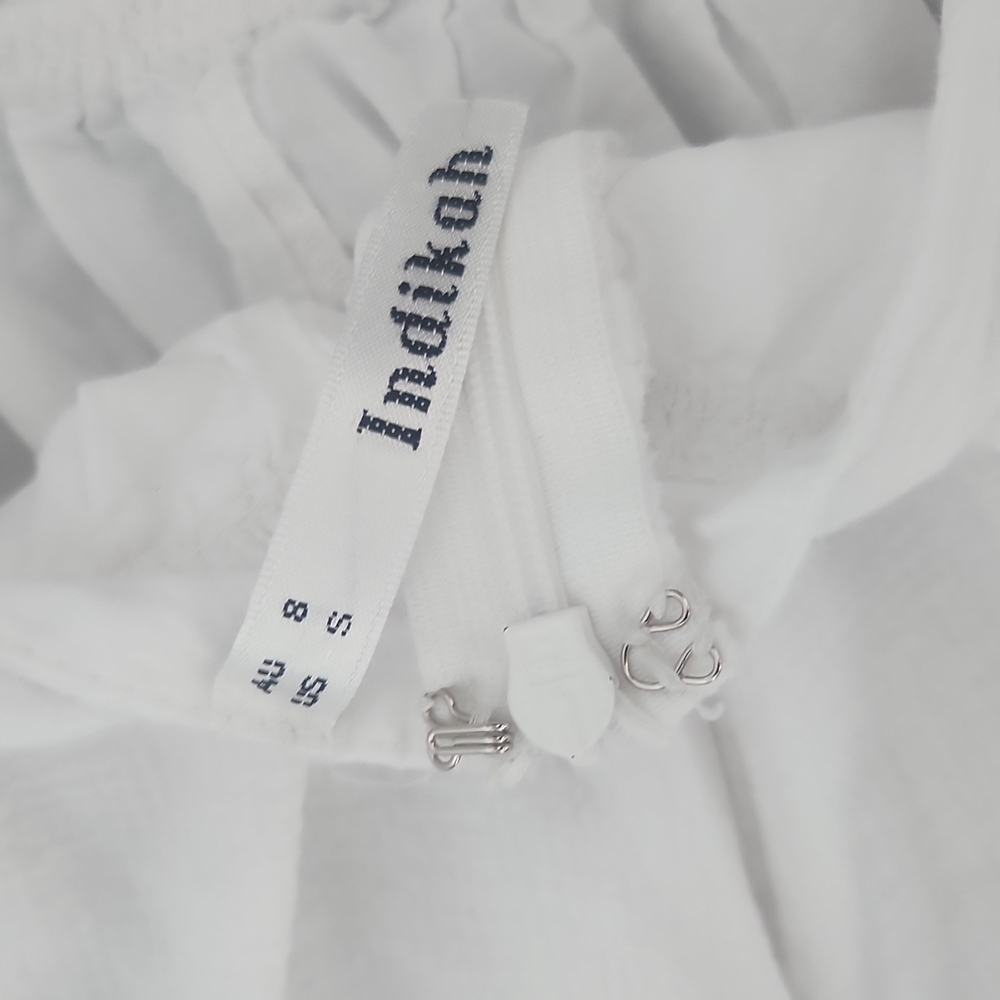 Indikah white Romper .  Small - Picture 5 of 6